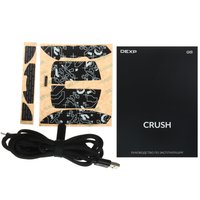 Мышь беспроводная/проводная DEXP GS Crush  фиолетовый