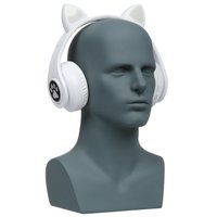 Беспроводные/проводные наушники KENSHI Cat  белый 2024