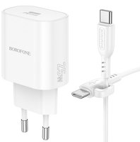 Сетевое зарядное устройство Borofone BA82A белый