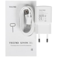 6.67" Смартфон Tecno SPARK 30C 128 ГБ белый