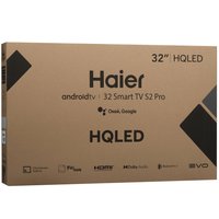 32" (80 см) Телевизор Haier 32 Smart TV S2 PRO черный