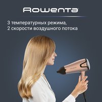 Фен Rowenta Studio Dry + CV5460F0 золотистый/черный