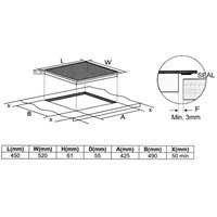 Индукционная варочная поверхность Gorenje GI4302BCE