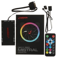 Комплект вентиляторов ARDOR GAMING Mistral PRO DR11 ARGB  черный
