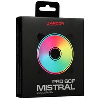 Вентилятор ARDOR GAMING Mistral PRO 6CF ARGB  черный