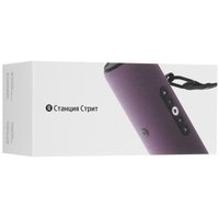 Умная портативная колонка Яндекс Станция Стрит, фиолетовый