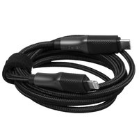 Кабель KEYRON Lightning 8-pin - USB Type-C серый 1.5 м