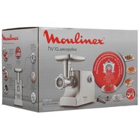 Electric meat grinder Moulinex HV10 ME856D32 silver