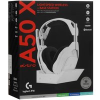 Беспроводные наушники Logitech Astro A50X + Док-станция белый 2025