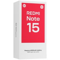 6.77" Смартфон Xiaomi REDMI Note 15 128 ГБ черный