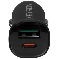 Car charger KEYRON K54ACQCPDMB black