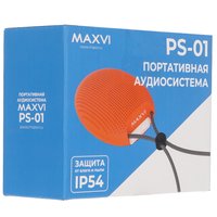 Portable speaker Maxvi PS-01, orange