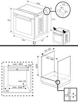 Электрический духовой шкаф Hotpoint HSTF 1231 JSAH BLG черный
