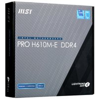 Motherboard MSI PRO H610M-E DDR4