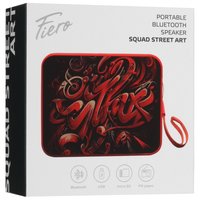 Портативная колонка Fiero Squad Street Art P160, красный