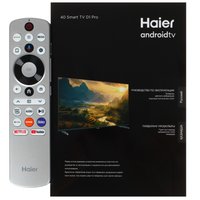 40" (101 cm) TV Haier 40 Smart TV D1 PRO black