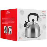 Чайник для плиты Aceline TS-251 серебристый