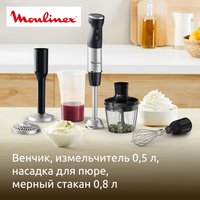 Блендер погружной Moulinex Quickchef+ DD674810 черный