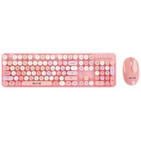 Keyboard and mouse Wireless   AULA AC306 pink