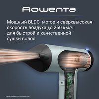 Фен Rowenta HY7120E0 зеленый/черный