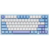 Клавиатура  проводная + беспроводная WOBKEY Rainy75 цвет голубой