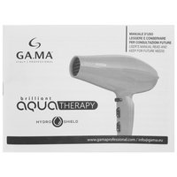 Фен GA.MA Brilliant Aqua Therapy зеленый/черный