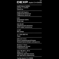 14.1" Ноутбук DEXP Aquilon серебристый