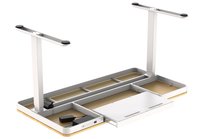 Стол компьютерный KEYRON Alcor 140 бежевый/белый