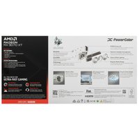 Graphics card PowerColor AMD Radeon RX 9070 XT Hellhound Spectral White OC [RX9070XT 16G-L/OC/WHITE]