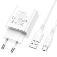 Сетевое зарядное устройство Borofone BA74A белый