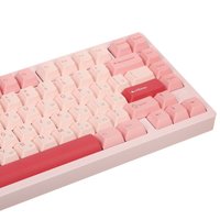 Клавиатура  проводная + беспроводная WOBKEY Rainy75 Pro цвет розовый
