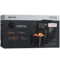 Аэрогриль DEXP Slim&Smart DAF-1555D черный