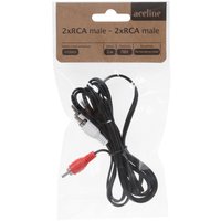 Кабель   Aceline 2RCA - 2RCA черный