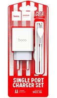 Сетевое зарядное устройство Hoco C81A Asombroso белый