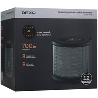 Сушилка для овощей и фруктов DEXP DFD-708 черный