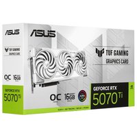 Видеокарта ASUS GeForce RTX 5070 Ti TUF Gaming White OC Edition [TUF-RTX5070TI-O16G-WHITE-GAMING]