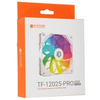 Реверсный вентилятор ID-Cooling TF-12025-Pro [TF-12025-PRO ARGB REVERSE WH] белый