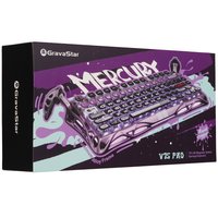 Клавиатура  проводная GravaStar Mercury V75 Pro цвет фиолетовый