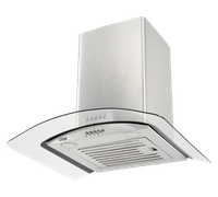Exhaust hood fireplace Artel Rainbow 0660 silver/transparent