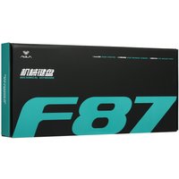 Клавиатура  проводная + беспроводная AULA F87 Pro цвет розовый