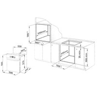 Electric Oven Gefest ЭДВ ДА 622-02 К35 gray