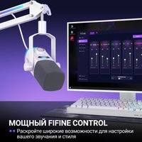Микрофонный комплект Fifine AM8PROT белый