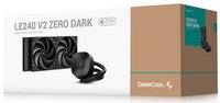 Система охлаждения DEEPCOOL LE240 V2 ZERO DARK черная