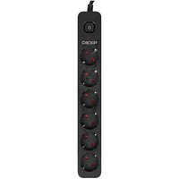 Сетевой фильтр DEXP Intensity 630B черный