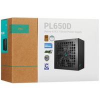 Блок питания DEEPCOOL PL650D [R-PL650D-FC0B-WDEU-V2] черный