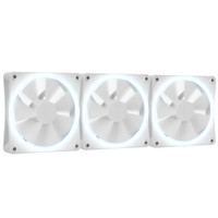 Комплект вентиляторов NZXT F120 RGB DUO Triple Pack [RF-D12TF-W1] белый
