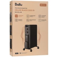 Масляный обогреватель Ballu Deluxe BOH/DL-09B черный