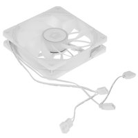 Реверсный вентилятор ID-Cooling TF-12025-Pro [TF-12025-PRO ARGB REVERSE WH] белый