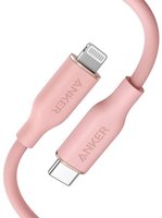 Кабель Anker Lightning 8-pin - USB Type-C розовый 1.8 м