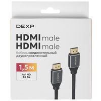Кабель  DEXP HDMI - HDMI, 1.5 м
